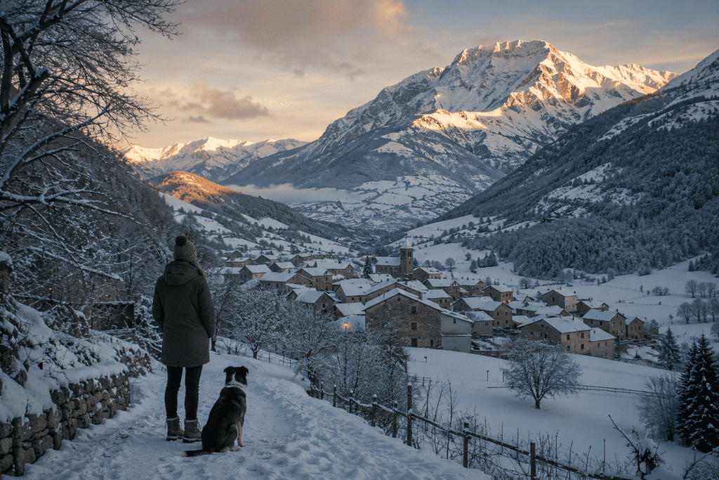 cómo es vivir en el pirineo navarro en invierno